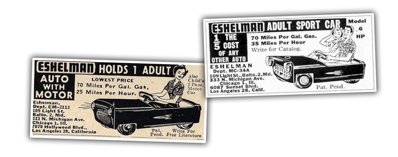 Illustration for article titled Meet America's Smallest, Adorably Ugliest Car: The Eshelman!